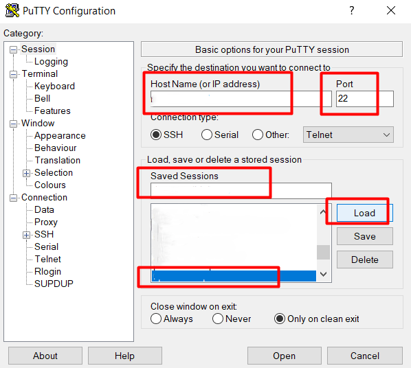 How to connect to your hosting account via SSH using PuTTY, Pageant, and SSH keys (requires Pageant) 27 Putty Configuration 1